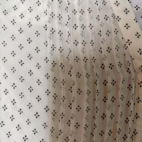 Charter Club Petite Printed Pintuck Top for Macy's - Picture 3 of 8